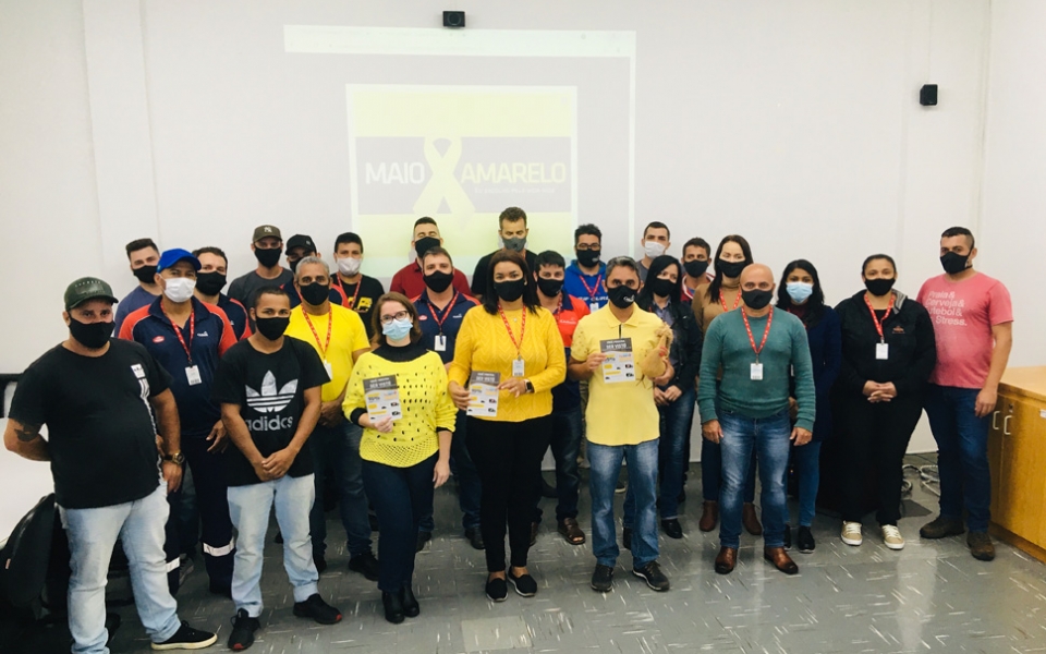 Maio Amarelo: Globoaves Matriz realiza campanha de conscientização