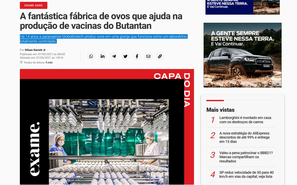 A fantástica fábrica de ovos que ajuda na produção de vacinas do Butantan